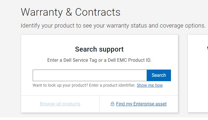 Dell Warranty Check