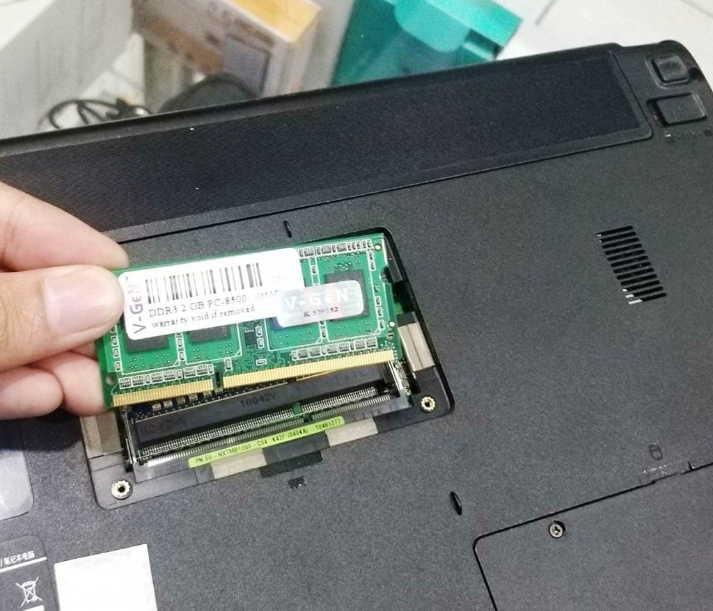 Upgrade RAM Laptop