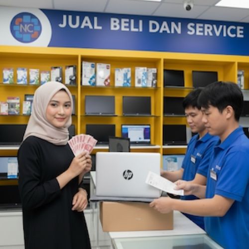 menjual laptop bekas di toko net computer