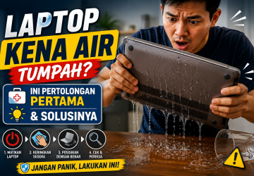 Laptop Kena Air Tumpah? Ini Pertolongan Pertama & Solusinya