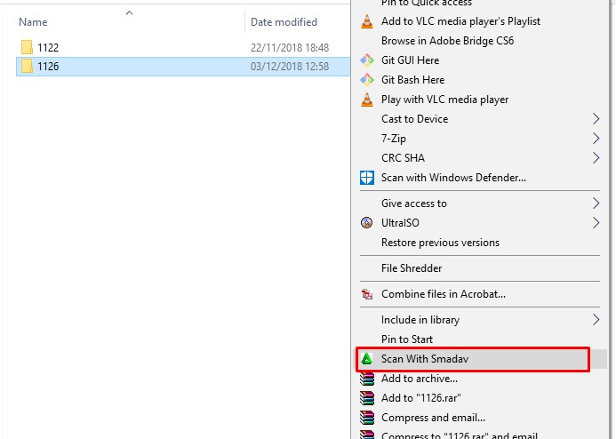 3. Mengembalikan file dengan SmadAv.